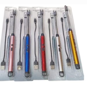 360 Degree flixible rechargeable electric kitchen lighter for gas, candle etc, multicolour (pack of 1)