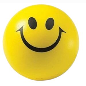 smiley balls for hands exercise and stress relief for adults and children, multidesign (1 piece)