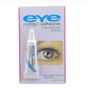 Clear tone waterproof false eyelashes makeup adhesive, eyelash glue (1 piece)