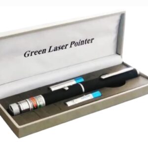 Green laser pointer pen beam with adjustable cap, teaching pen (1 piece)