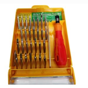 Multipurpose 32 piece tool repairing set for phone, laptop etc (32 pcs kit)