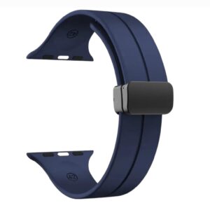 Magnetic sillicone smart watch strap, multicolor (1 piece)