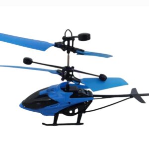 2 in 1 RC hellicopter with remote and hand sensor control, USB charging, multicolour (1 piece)