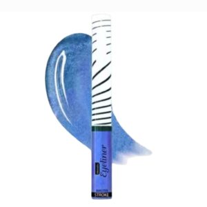 Sparkling glitter metallic waterproof liquid eyeliner 5ml (blue, 1 piece)